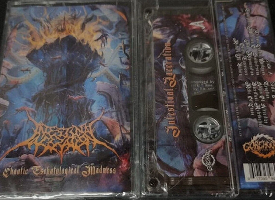 Intestinal Laceration – Chaotic Eschatological Madness Cassette Tape Death Metal - Image 1 of 1