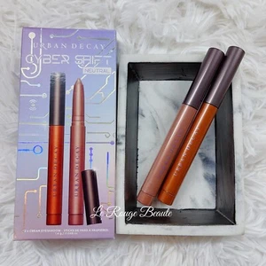 Urban Decay 24/7 Cyber Shift Neutral Cream Eyeshadow Stick Duo HARDFALL & POPOFF - Picture 1 of 2
