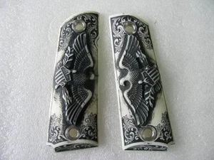 NEU ADLER ART AUF HARZGRIFFE FÜR 1911 KLON IN VOLLER GRÖSSE, COLT REGIERUNG, KIMBER - Bild 1 von 10