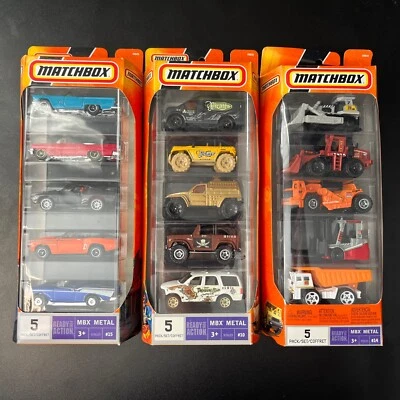(5) 2007 2008 2009 Matchbox 5 pack ready for action Lot Limited Edition G3 - Image 1 of 2