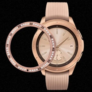 Crystal Bling Diamant Einfassung Ring Abdeckung für Samsung Gear S3 Frontier SM-R765A - Bild 1 von 1