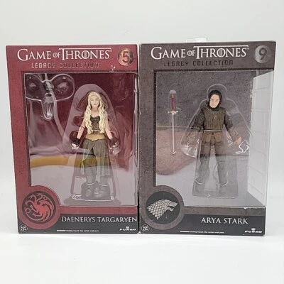 Lote de 2 Figuras de Acción Juego de Tronos Daenerys Targaryen Arya Stark 2014 Juguetes Foto 1 de 4