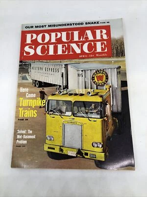 Popular Science Magazine April 1960 Foto 1 de 4
