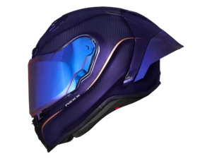 Nexx X.R3R Helmet Carbon Hagibis Purple (+iridium blue visor) - Picture 1 of 5