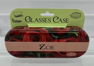 New Women’s Rose Glasses Case & Personalised Name ‘Zoe’ (Cannot Customise) - Picture 1 of 5