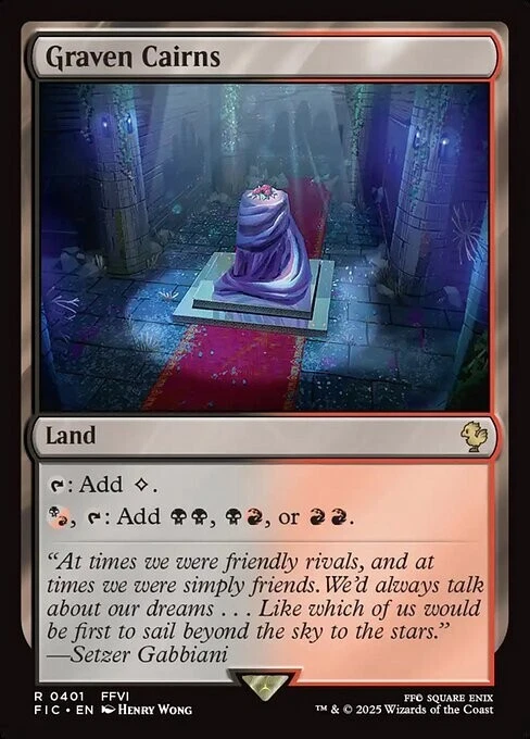 *MtG: GRAVEN CAIRNS - Commander Final Fantasy Rare - magicman-europe* - Bild 1 von 1