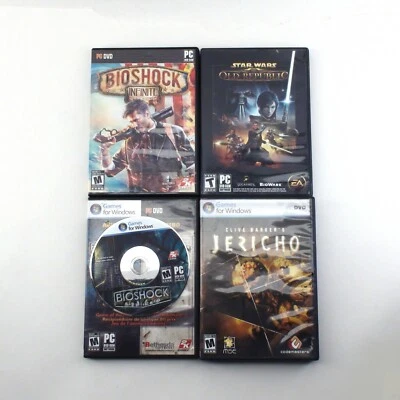 Lot Of 6 PC Games - Command & Conquer, Star Wars, Bio Shock, Jericho - Image 1 of 3