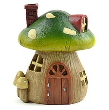  Fairy Garden Mushroom House, Light Up Gnome House. Forest Landscaping