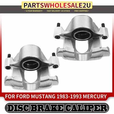 2 peças pinça de freio dianteira com pistão de metal para Ford Mustang LTD Mercury Capri - Imagem 1 de 4
