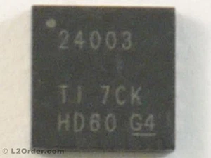 10x NEW Power IC BQ24003RGWR BQ24003 RGWR Chipset Part Mark 24003 QFN 20pin - Afbeelding 1 van 4