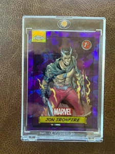 2024 Topps Chrome Marvel Sapphire Jon Ironfire Purple /15 - Picture 1 of 2