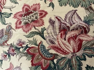 Incredible panel of antique French Jacobian interior fabric - Picture 1 of 10