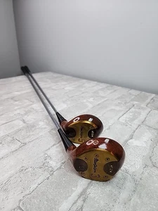 MacGregor Tommy Armour Vintage Driver Set 3 & 5 Woods Steel Shaft 2 Pcs RH - Picture 1 of 9