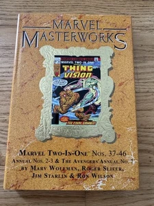 LA COSA E LA VISIONE Marvel Masterworks due in uno vol. 4 278 COVER RIGIDA QUASI NUOVA! - Foto 1 di 11