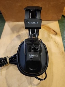 Radio Shack PRO-100 Lautstärke einstellbar Kommunikation kabelgebunden Headset - Bild 1 von 6