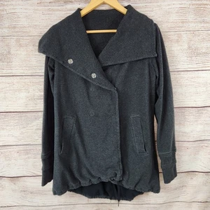 Lululemon Gratitude Wrap Heathered Gray Jacket Size 8 - Picture 1 of 6