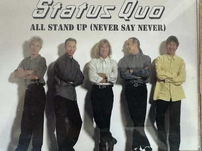 STATUS QUO - All Stand Up (Never Say Never) CD Single 2002 Exc Cond! MC1 - Image 1 of 2
