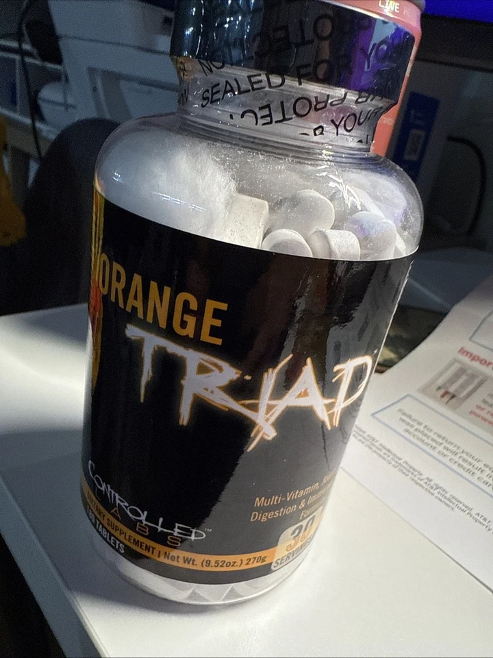 SEALED CONTROLLED LABS ORANGE TRIAD (180 TABS) 30 Day Supplement - Image 1 of 1