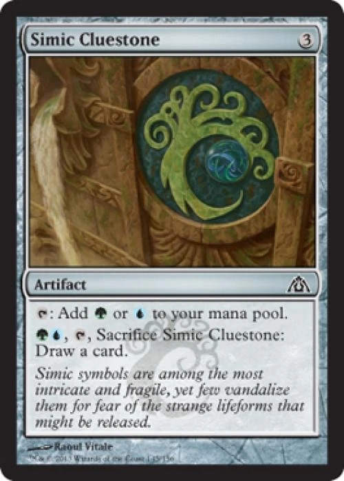 Simic Cluestone -Foil Light Play MTG Dragon's Maze - Image 1 of 1