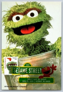 #5394g Sesame Street Oscar the Grouch FDC Maxi Card w/DCP Cancel - Picture 1 of 2