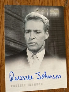 2005 Twilight Zone RUSSELL JOHNSON A-80 handsigniert RITTENHOUSE - Bild 1 von 2