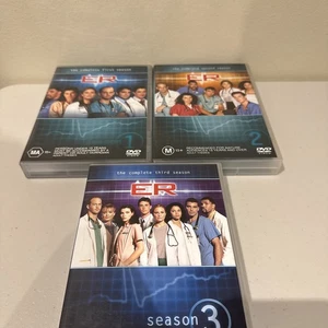 ER - The Complete Seasons 1 2 & 3 (1-3) DVD SET George Clooney - Picture 1 of 8