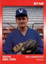 1989 Star #123 Keith Helton Williamsport Bills