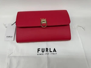 FURLA LEATHER BAG, FLAME RED WE00433 - Picture 1 of 5