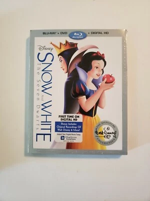 SNOW WHITE & THE SEVEN DWARVES SIGNATURE COLLECTION BLU-RAY DVD DIGITALHD DISNEY - Image 1 of 4