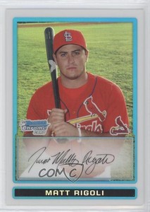 2009 Bowman Chrome Prospects Refractors /599 Matt Rigoli #BCP68