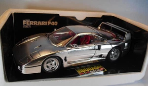Bburago 1/18 Nr.3032 Ferrari F 40 (1987) Chrom OVP #5059 - Bild 1 von 2