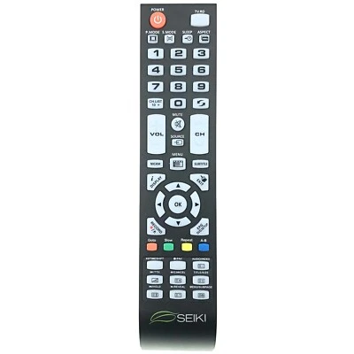 SEIKI 845-049-60B01 TV Remote Contro SE39UY01UK, SE50UY01UK, SE55UY01UK SE22FR01 - Image 1 of 2