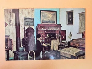 Cartolina: ufficio Wells Fargo Express, Virginia City, Montana, RPPC non spedita - Foto 1 di 2
