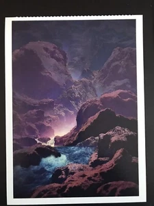 POSTKARTE UNVERPOSTET - MAXFIELD PARRISH (1870-1966) - MONDLICHT, um 1932 - Bild 1 von 2