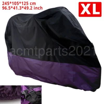 Cubierta protectora UV antipolvo XL 190T para Kawasaki Ninja ZX6R 650R 750R Foto 1 de 3