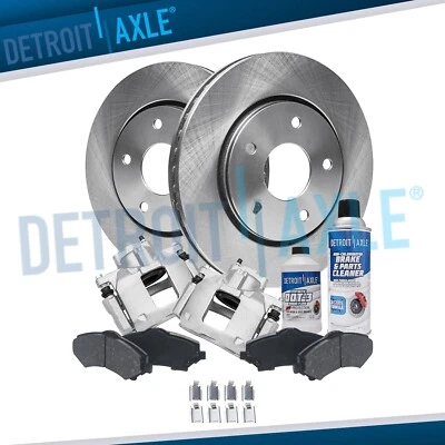 Rotores de disco delanteros pinzas pastillas de freno para Chrysler Town & Country Grand Caravan Foto 1 de 4