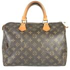 LOUIS VUITTON Bag Handbag Speedy 30 M41526 TH1001 Leather Brown Authentic