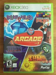 NO GAME PopCap Arcade Vol. 1 (Microsoft Xbox 360, 2007) CASE ARTWORK MANUAL ONLY - Picture 1 of 10