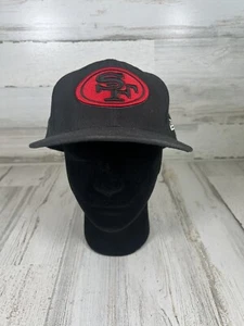 New Era San Francisco 49ers NFL Team Fitted Black Hat Size 7 3/8 - Picture 1 of 14