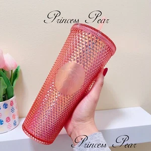 Starbucks tumbler flamingo bling studded 24 oz cold cup Thailand US Seller - Picture 1 of 9