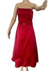 Michelangelo Evening Gown Size 10 Cherry Red Excellent Condition  
