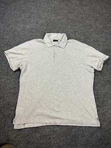 Proper Cloth Polo Shirt Men's XL Pique Cotton Blend Heather Gray Golf Preppy - Picture 1 of 9