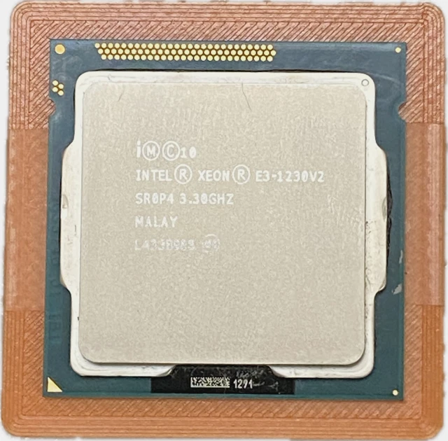 Lote de 7 CPU Intel Xeon E3-1230 V2 SR0P4 3,30 GHz 8 MB 4C LGA1155 Foto 1 de 1