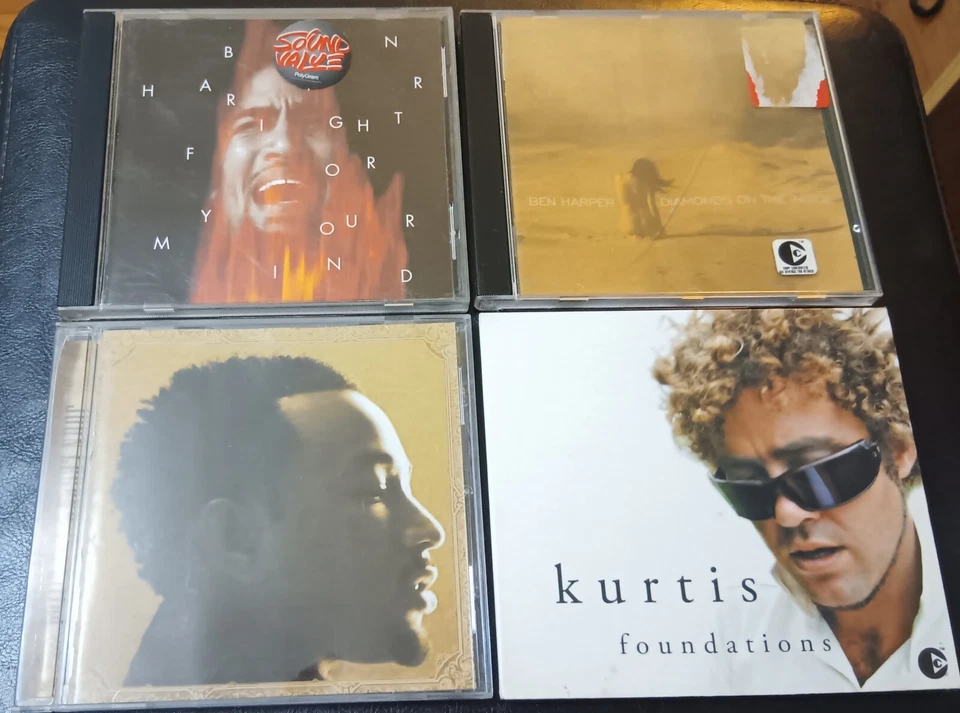 4 x CD: Ben Harper x 2, John Legend - Get Lifted, Kurtis - Foundations Foto 1 de 1