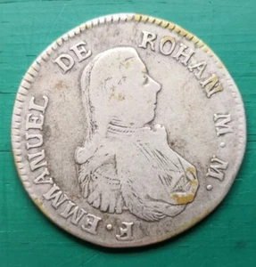 MALTA. EMMANUEL DE ROHAN, GRAND MASTER SILVER SCUDO. DATED 1796.#433 - Picture 1 of 2