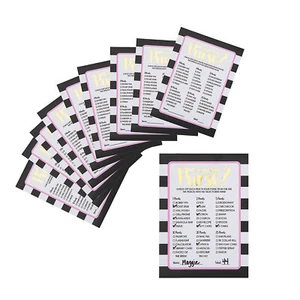 Bulk 36 Pc. What’s in Your Purse Bridal Shower Game Cards - Picture 1 of 1