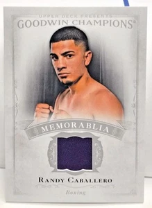 Randy Caballero 2016 Upper Deck UD Goodwin Champions Memorabilia GU Trunks 1:111 - Picture 1 of 2