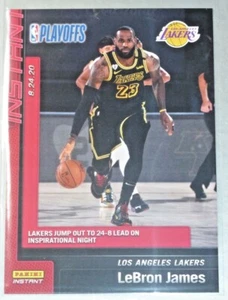 2019-20 2020 Panini Instant LeBron James 8.24.20 #171 Lakers Red Kobe Mamba Day - Picture 1 of 1