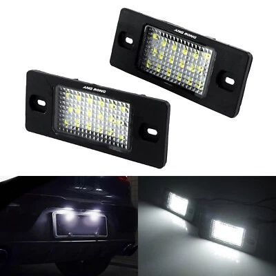 Lot 2 Feux Eclairage de Plaque 51137062293, 51137004537 pour Audi TT 8J VW - Photo 1/4