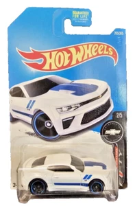 Hot Wheels HW Camaro 50 Years White & Blue 2016 Chevy Camaro SS - Picture 1 of 5